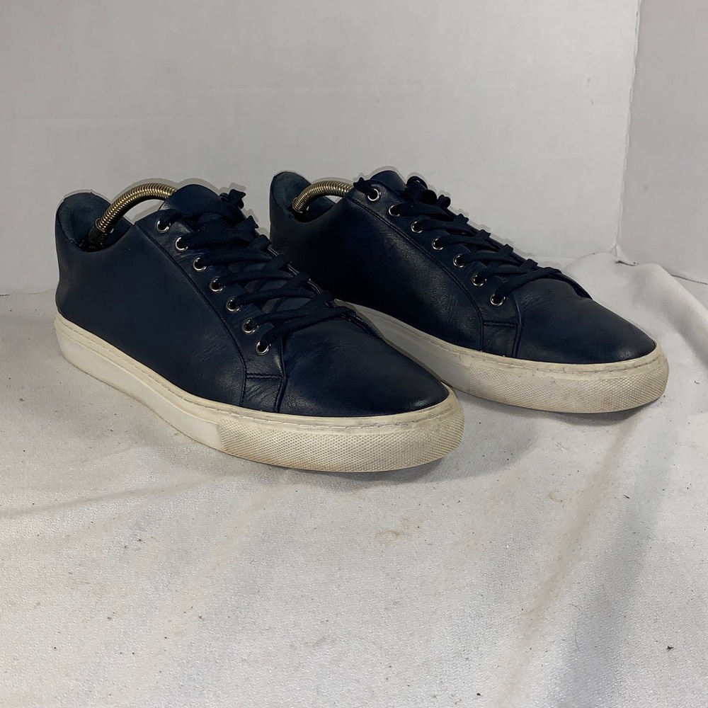 Thursday Boot Co. Men's ‘Premier Low Top’ Navy Leather Sneakers